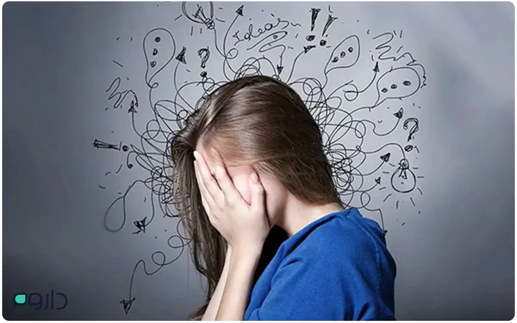 تصویر مفهومی اضطراب و آشفتگی ذهنی-داروخانه آنلاین داروم