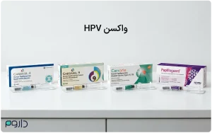عکس واکسنهای گارداسیل ۴، گارداسیل ۹، سرواریکس و پاپیلوگارد برای پیشگیری از ویروس پاپیلوم انسانیHPV-داروخانه آنلاین داروم