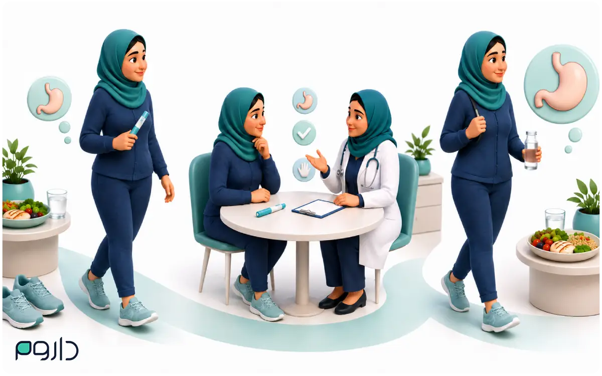 تغذیه مناسب هنگام مصرف آمپول لاغری با پروتئین و آب کافی